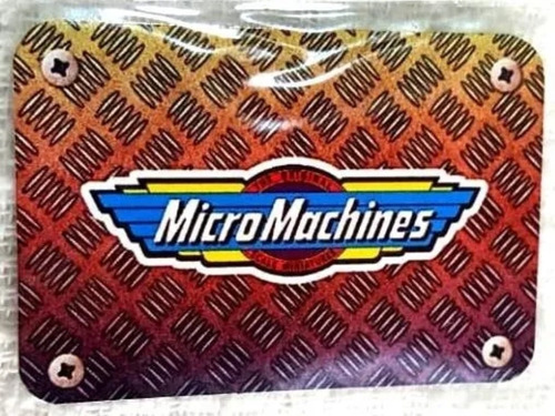 Iman Cromatico Logotipo Micro Machines, Galoob 4.5cm X 3cm