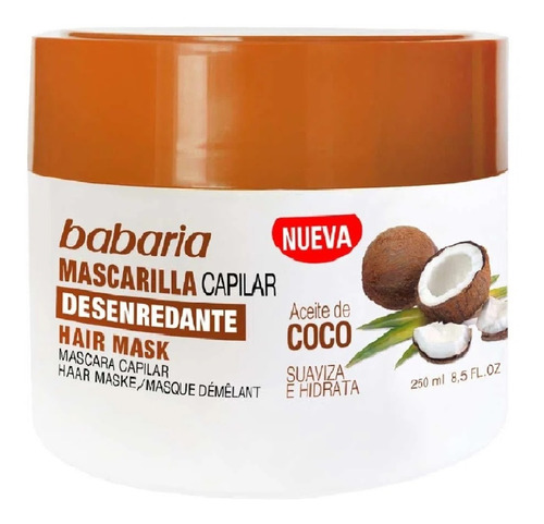 Babaria Mascarilla Capilar  Con Aceite D - mL a $80