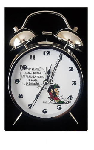 Reloj Despertador Estilo Vintage Mafalda Columpio