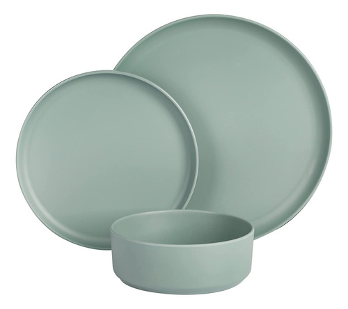 Juego De Vajilla Gibson Home De Melamina Para 4 Personas