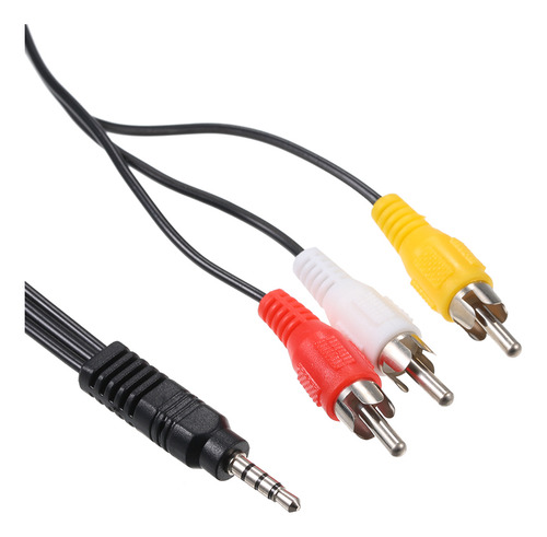 Cable Adaptador Jack A Cable Rca De 3,5 Mm Para Vídeo Av Y A