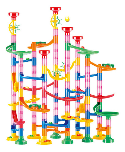 Brinquedo De Pista De Corrida Diy Marble Run Building Blocks