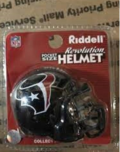 Casco Nfl Pocket Pro´s Revolution Houston Texans