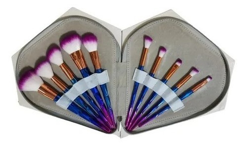 Kit Maquillaje  Set 10 Brochas 