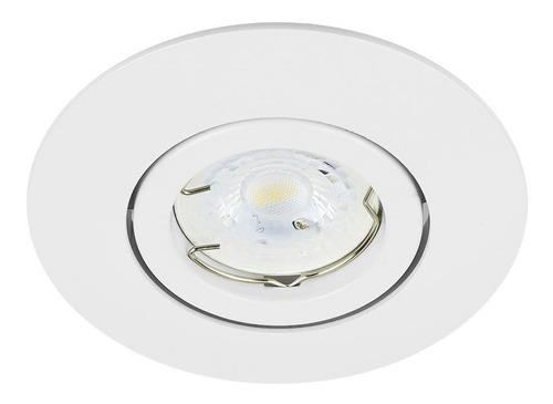 Imagen 2 de 6 de Lampara Empotrable Techo Dirigible Mr16 Blanco Gu5.3 Yd-360/