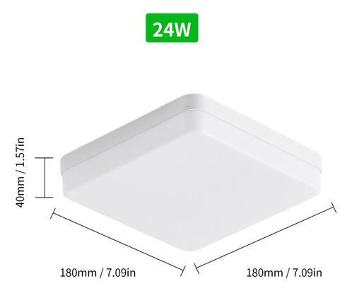 A Lámpara De Techo Led Empotrada 24w Lámpara De Techo
