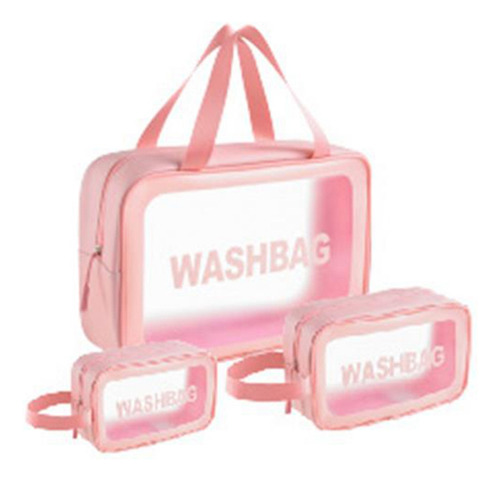 Bolsa De Cosméticos Transparente, Bolsa De Viaje Portátil De