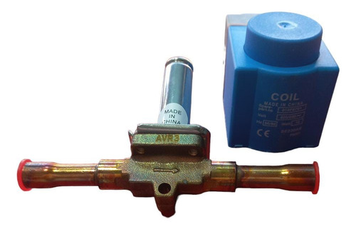 Valvula Solenoide Xinfeng Avr3 3/8 Soldar R404/r134c/bobina