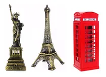 Comprar Cabine Telefonica Torre Eiffel Estatua Liberdade Miniatura