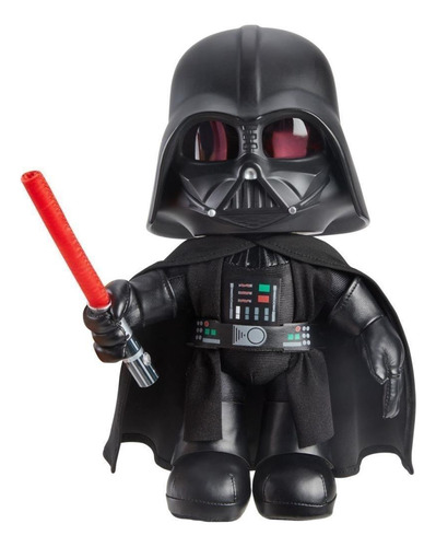 Pelucia Com Mecanismo Star Wars Darth Vader Voz 28cm