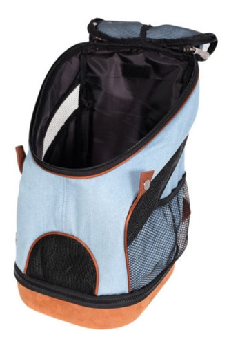 Imagen 8 de 10 de Mochila Bolso Cocooning Fun Lightweight Backpack Denim Perro