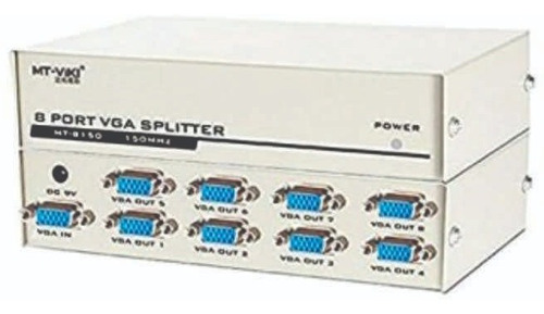 Splitter Vga De 8 Puertos 2500 Mhz Full Hd Activo 1 X 8