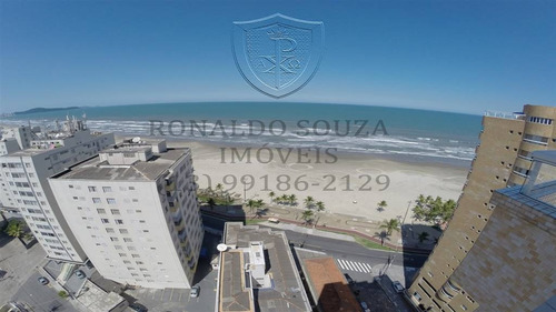 Imagem 20 de 30 de Praia Grande - Ocian - Linda Cobertura Duplex- 3 Dormitórios - 2 Salas - Salão De Festas - Vista Para O Mar - Rs60