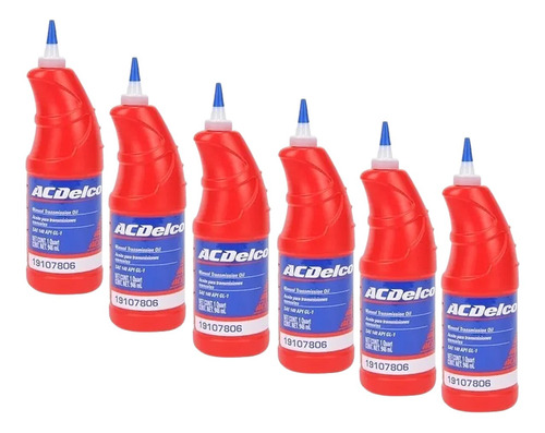 Aceite Transmision Manual Acdelco 946ml Sae 140 Gl-1 6pz