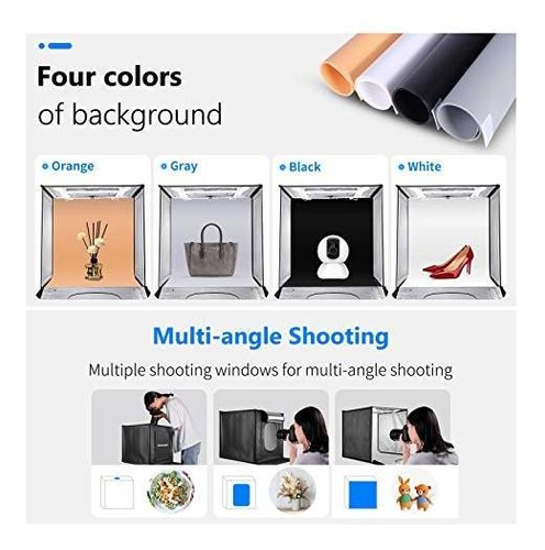 Imagen 4 de 7 de Neewer Photo Studio Light Box 16 Pulgadas - 40 Cm Carpa De L
