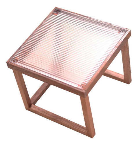 Mesa En Miniatura Para Casa De Muñecas, Mesa Auxiliar L