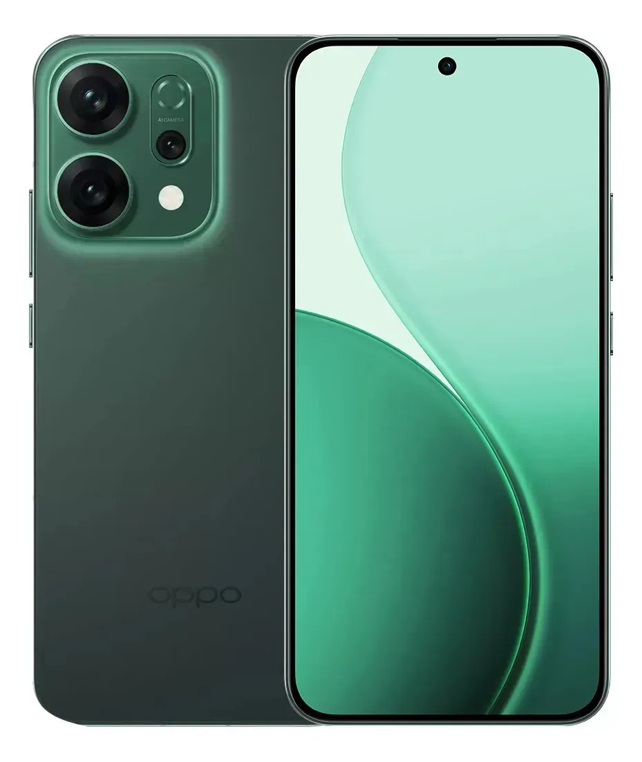 Celular Oppo Reno14 5g blanco 512 GB + 12 GB Teleobjetivo 50 MP con zoom, pantalla de 3,5x, 6,59, 120 Hz, 6000 mAh, carga de 80 W, Ip69