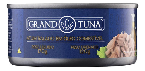 Atum Ralado Em Óleo Comestível Grand Tuna 170g