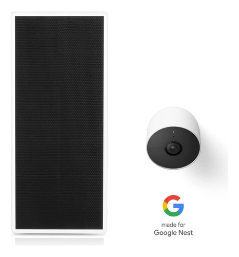 Panel Solar Premium De 3,5w Para Cámara Nest Cam Outdoor/ind