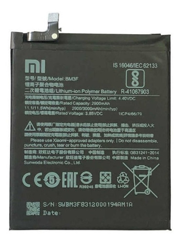 Bateria Bm3f Xiaomi Mi 8 Explorer / Mi 8 Pro