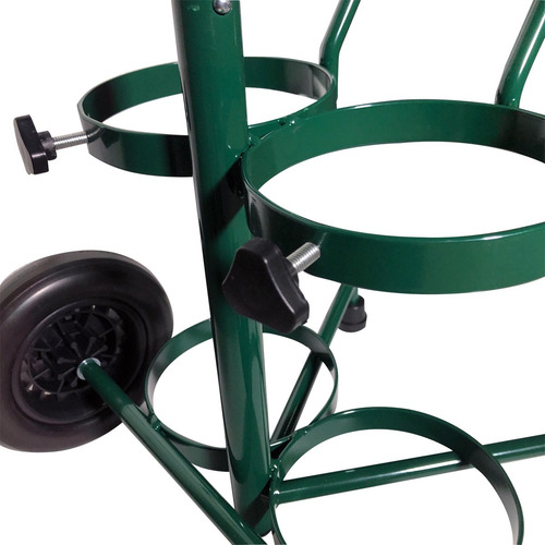 Carro Porta Tanque De Oxigeno Doble Ajustable Cox3 Handy