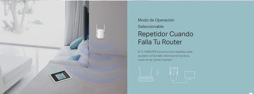 Extensor De Cobertura Wifi Tp-link Tl-wa855re 300mbps