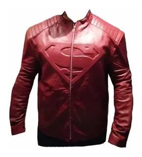 Superman Smallville Casacas 100% Cuero Dc Comics Super Heroe