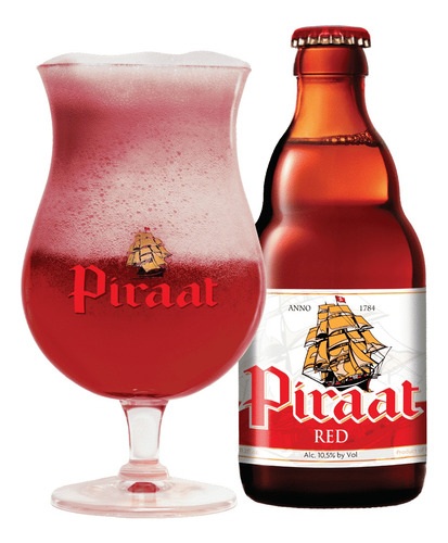 Cerveza Piraat Red 330ml