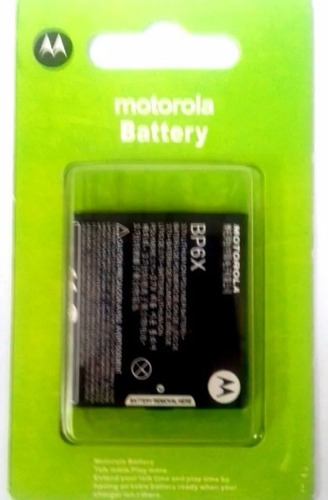 Batería Motorola Modelo Bp6x Para Teléfonos Celulares