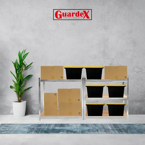 Etics Guardex Estante Baño Metálico Guardex 5 Niveles Ajustable Resistente a la ...