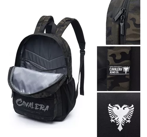 Mochila Bolsa Cavalera Unissex Laptop Impermeável Reforçada em