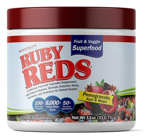  Ruby Reds | Deliciosos Rojos En Polvo De Frutas Y Verduras