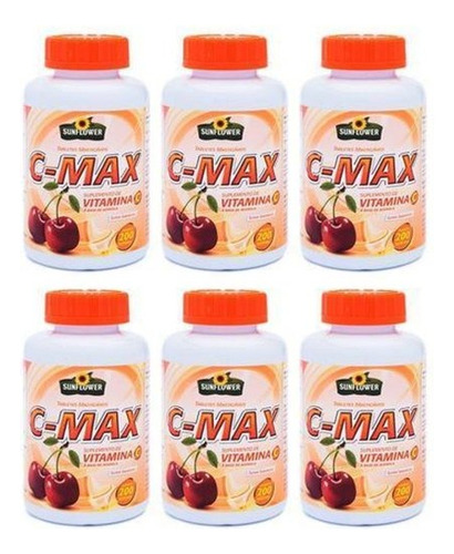 C-max Vitamina C 200 Tabletas Masticables - Sunflower