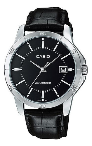 Reloj Casio Mtp-v004l Hombre Cuero Calendario 100% Original
