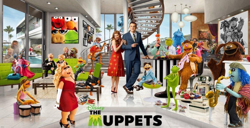 Los Muppets- Disney 2011- Amy Adams Y Jason Segel- Dvd Orig (Usado)