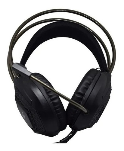 Imagen 6 de 9 de Auricular Gamer Con Mic Anime Negro H02 Rgb