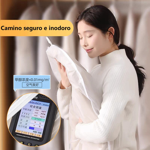 6 Bolsas Cubre Polvo Fundas Engrosado Para Vestidos funda de traje que protege el polvo con cierre, Bolsas de viaje para colgar ropa, bolsas de vestir para trajes