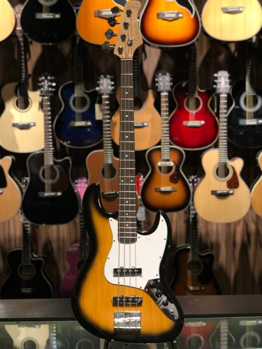Imagen 2 de 8 de Bajo Electrico Texas E81 4 Cuerdas Tipo Jazz Bass De Outlet.
