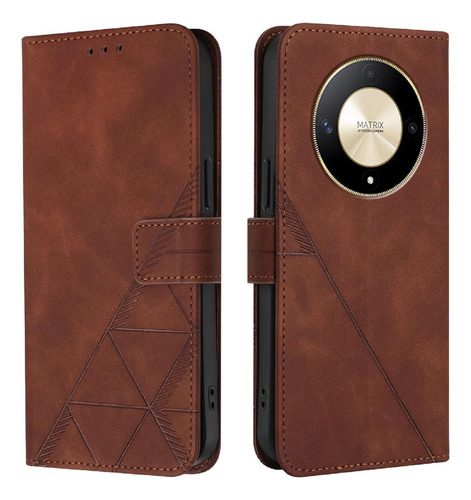 Funda For Honor Magic 6 Lite 5g Pu Funda Tipo Cartera De