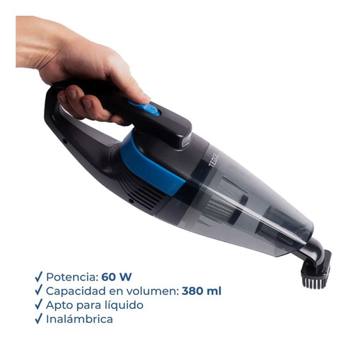 Aspiradora Para Auto Inalámbrica Recargable 7.4v Tedge | Envío gratis