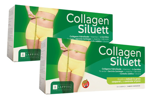 Colageno Hidrolizado Silluet Adelgaza Y Modela 60 Sobres