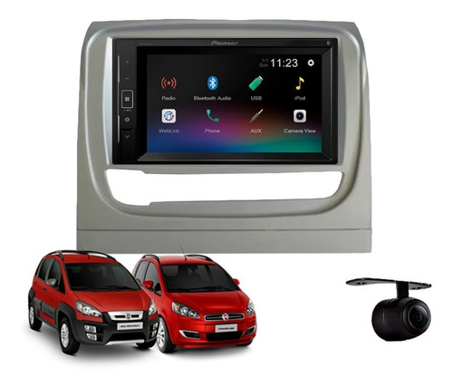 Central Multimidia Pioneer Fiat Idea E Adventure 2012 2013