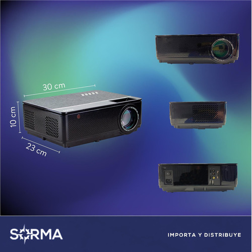 Imagen 4 de 9 de Proyector Starvision Hd 1080 Led 3500 Lumens Hdmi Usb