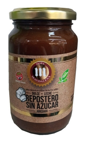 Dulce De Leche Repostero S/azucar C/stevia 400g Magdalena Dw