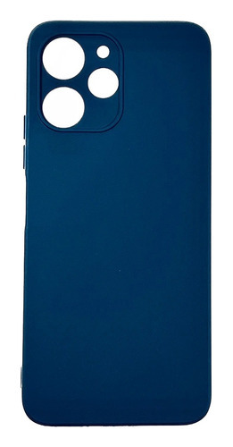 Case Capa Capinha Premium + Pelicula 3d Para Xiaomi Redmi 12 Cor Azul-marinho