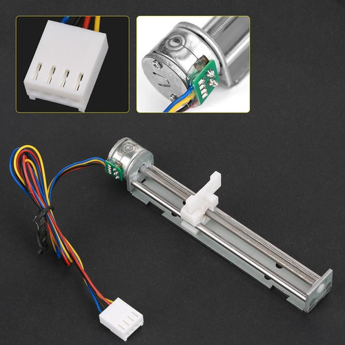 Dc 12v Motor Paso A Paso Con Tuerca De Tornillo Lineal Desli