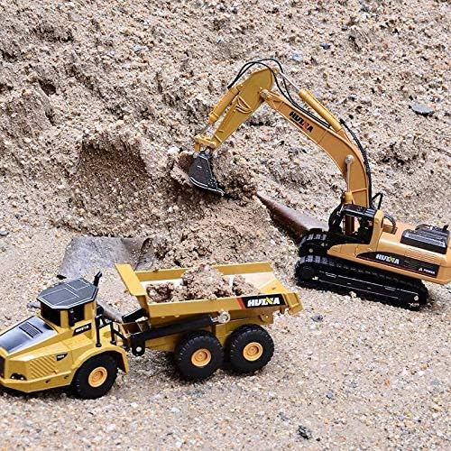 Gemini&genius 2pcs Vehículo De Construcción Juguetes Cami...