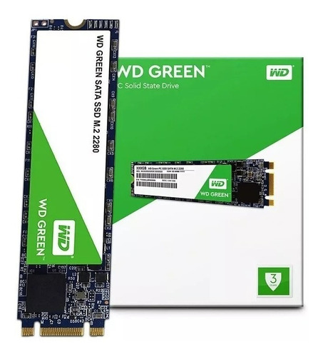Disco sólido interno Western Digital WD Green WDS120G2G0B 120GB verde
