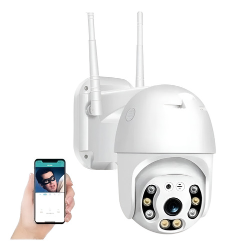 Camara Ip Wifi Exterior Vision Nocturna 2 Mp Zoom