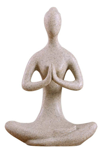 Estatua De Meditación Y Yoga, Figura De Resina Para Manualid